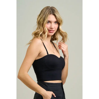 Midnight Muse — Seamless Bustier Crop