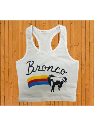 Bronco Cropped Tank Top