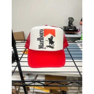 Cowboy Red Trucker Hat