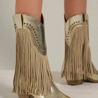 Golden Hour Fringe Boot