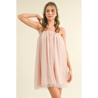 The Blush Whisper Tulle Dress